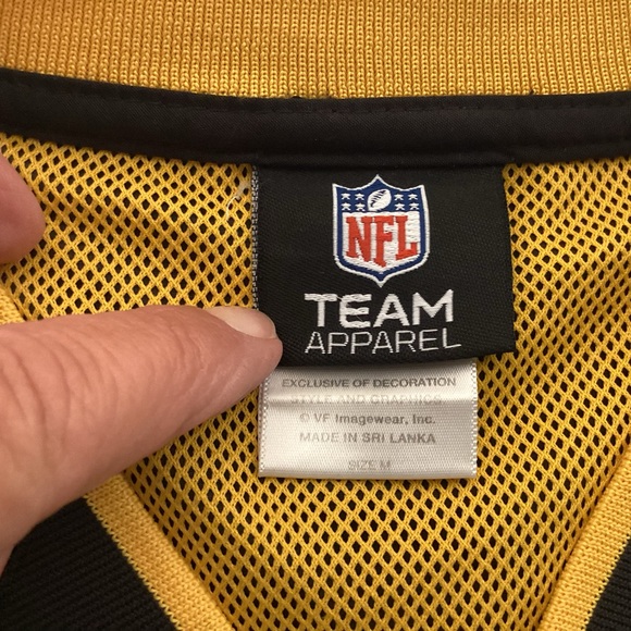 NFL Pittsburgh Steelers Pullover Windbreaker Men size Medium - Picture 7 of 9